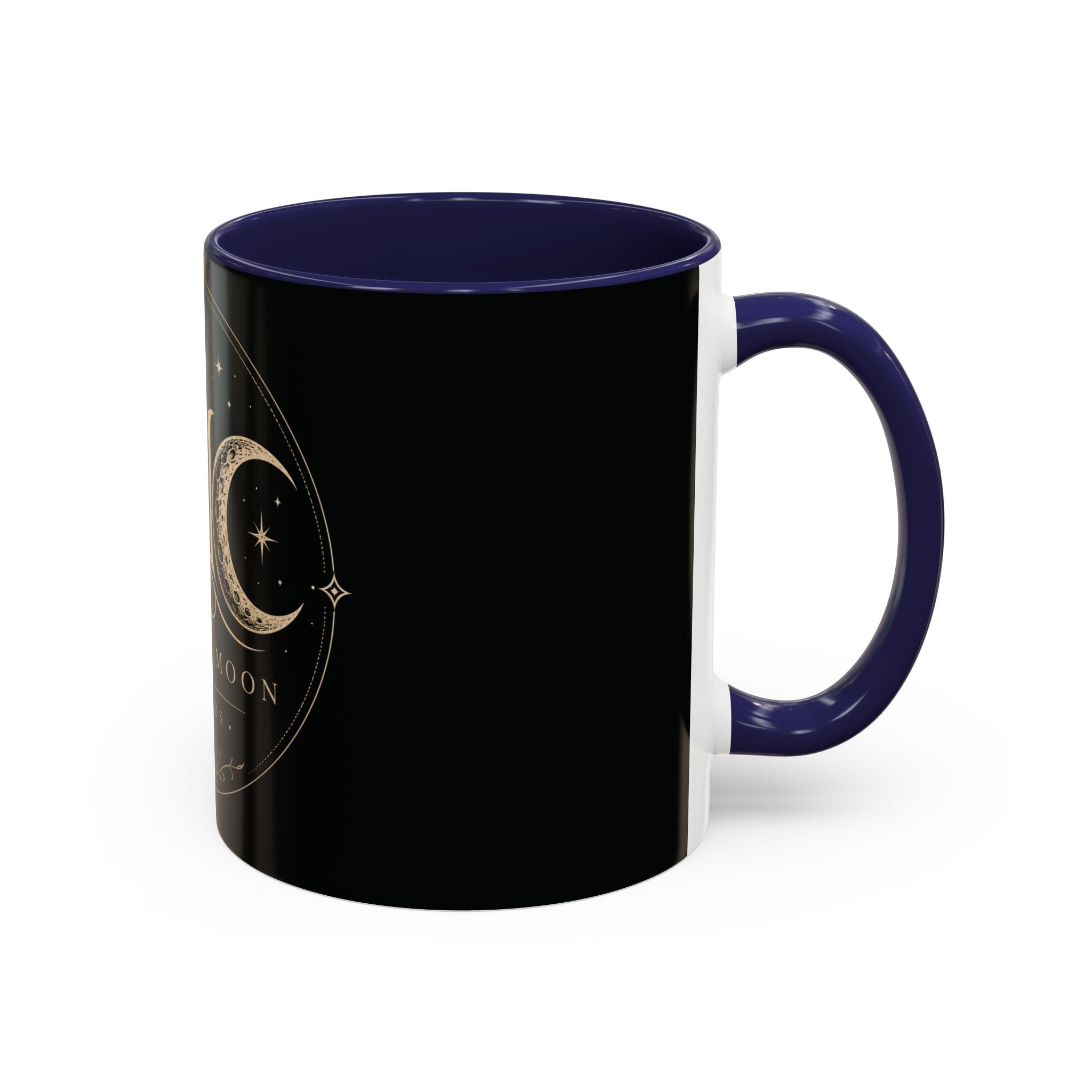 Mistress Moon crescent Mug mmc mono | Accent coffee mug 11oz 15oz